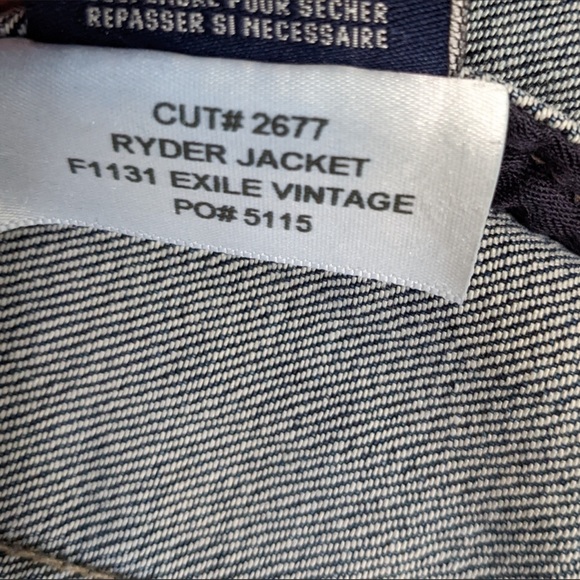 Fidelity Ryder Vintage Wash Denim Jacket XL like new! - Picture 12 of 15